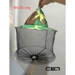 [Nhi VTO] Mũ lưới nuôi,bắt ong. Mũ lưới chống côn trùng,mũ lưới câu cá,đi rừng.