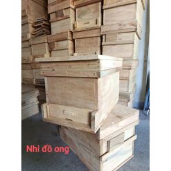 [Nhi VTO] [HÀNG ĐẸP] Thùng nuôi ong nội gỗ gạo hàng đẹp