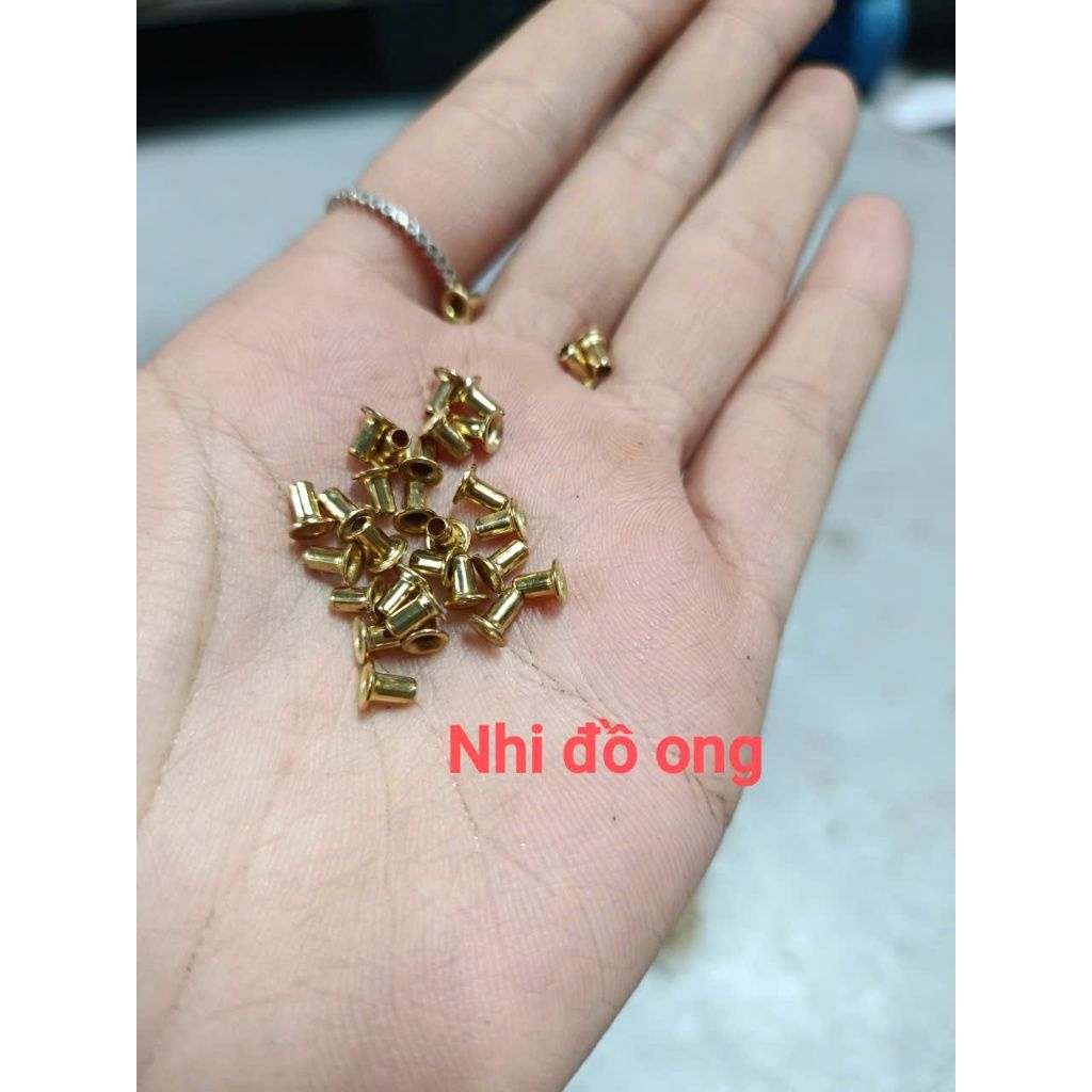 100g Khuy xỏ căng cầu - Khoen xuyên dây khung cầu ong mật - Ảnh 8