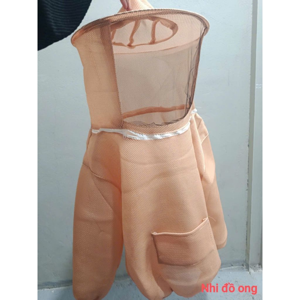 Áo liền mũ (áo lưới 3 lớp ) chống ong đốt . Hàng dầy loại 1 - Ảnh 3
